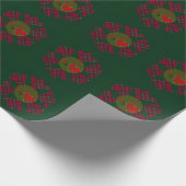 Papier Cadeau Wrapping Paper Plaid Snowflake (Coin)