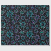 Papier Cadeau Wrapping paper "Snowflakes" (Plat)