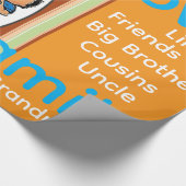 Papier Cadeau Wrapping Paper Thanksgiving Family Love (Coin)