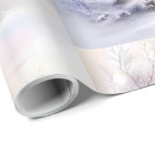 Papier Cadeau Wrapping Paper-Victorian Winter Christmas Wrapping (Coin rond)
