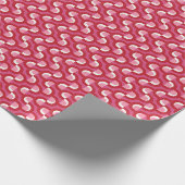 Papier Cadeau Wrapping Paper Wavy Block Print MCM Geometric (Coin)