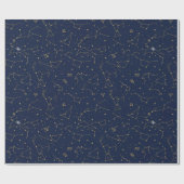 Papier Cadeau Wrapping Paper Winter Constellations (Plat)