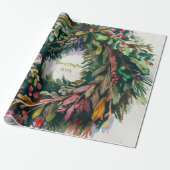 Papier Cadeau Wreath (Déroulé)
