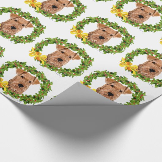 Papier Cadeau Wreath de Noël (Coin)