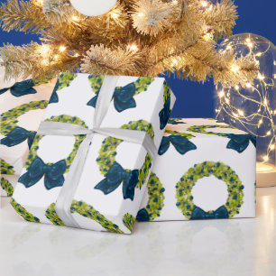 Papier Cadeau Wreath étincelante