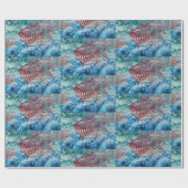 Papier Cadeau WTH Shark ! (Plat)