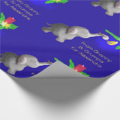 Papier Cadeau Xmas Dumbo, enfant amoureux des éléphants (Coin)