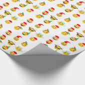 Papier Cadeau xmas émoji joyeux (Coin)