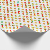 Papier Cadeau xmas émoji joyeux (Coin)