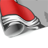 Papier Cadeau xmas santa claus gorilla (Coin rond)