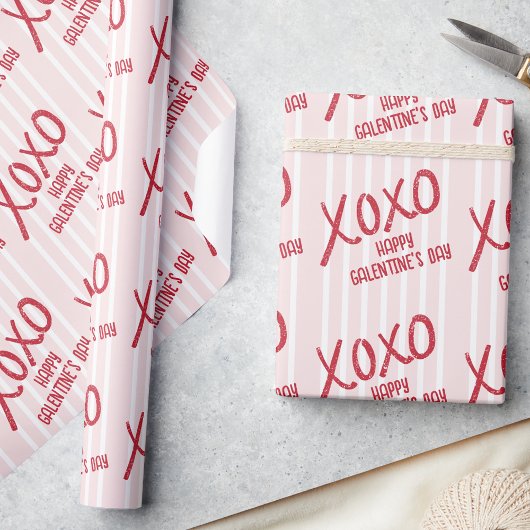 Papier Cadeau XOXO Hand Drawn Galentine’s Day Party