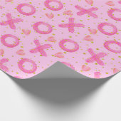 Papier Cadeau XOXO Saint-Valentin (Coin)