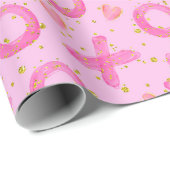 Papier Cadeau XOXO Saint-Valentin (Coin rond)