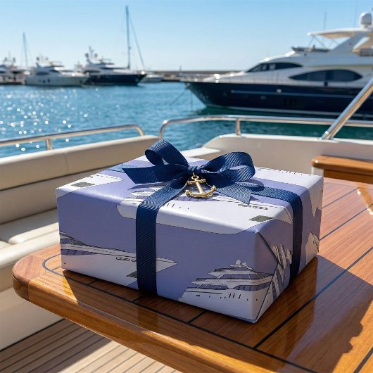 Papier Cadeau Yacht de luxe