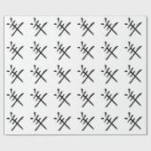 Papier Cadeau year of the goat chinese charactor (Plat)