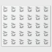 Papier Cadeau Yee-hah ! (Plat)