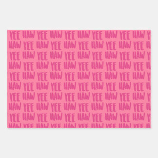 Papier cadeau Yee Haw, emballage cadeau Country Gl
