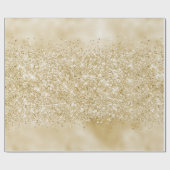 Papier Cadeau Yellow Gold Confeti Glitter (Plat)