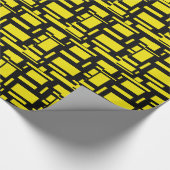 Papier Cadeau Yellow Maze (Coin)