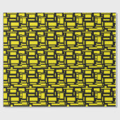 Papier Cadeau Yellow Maze (Plat)
