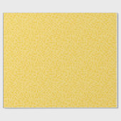 Papier Cadeau Yellow Polka Dots (Plat)
