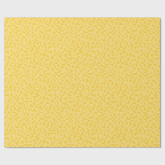 Papier Cadeau Yellow Polka Dots (Plat)
