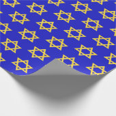 Papier Cadeau Yellow Star of David (Coin)