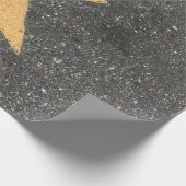 Papier Cadeau Yellow star-printed pavement (Coin)