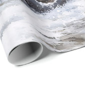 Papier Cadeau Yellow Vintage Pickup Truck Christmas Tree (Coin rond)