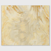 Papier Cadeau Yellow Vintage Toscan Fluid Pour (Plat)