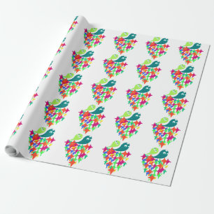 Papier Cadeau Yéti Monstre Étincelant