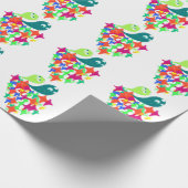 Papier Cadeau Yéti Monstre Étincelant (Coin)