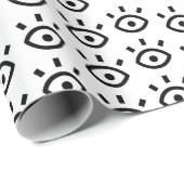 Papier Cadeau Yeux (Coin rond)