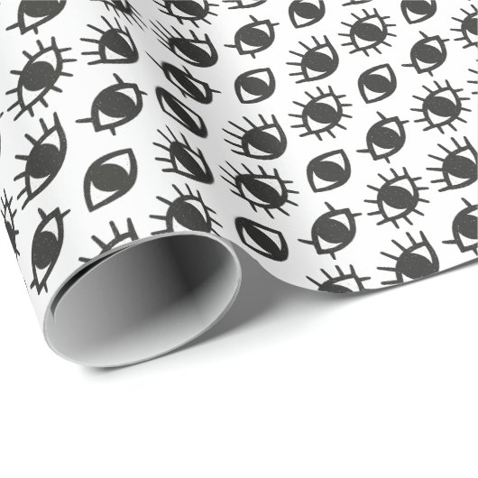 Papier Cadeau Yeux (Coin rond)