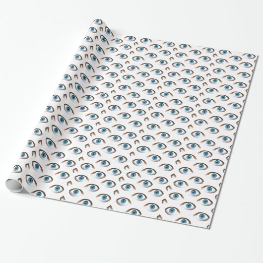 Papier Cadeau yeux bleus (Déroulé)