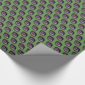 Papier Cadeau Yeux Brown Dachshund (Coin)