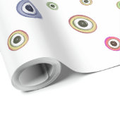 Papier Cadeau Yeux colorés (Coin rond)