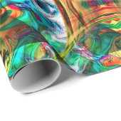 Papier Cadeau Yeux d'automne..... (Coin rond)