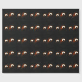 Papier Cadeau yeux de nuit (Plat)