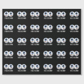 Papier Cadeau Yeux Yeux Bébé Funny Ice Eyeballs Pun (Plat)