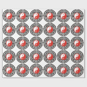 Papier Cadeau Yin et Yang Tattoo (Plat)