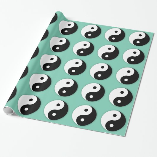 Papier Cadeau Yin Yang (Déroulé)