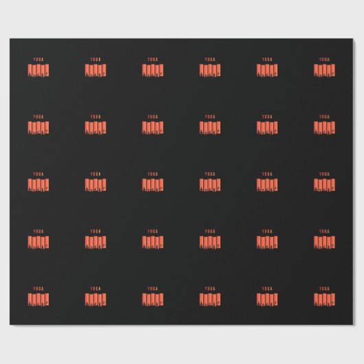 Papier Cadeau Yoga (Plat)