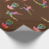 Papier Cadeau Yoga coloré (Coin)