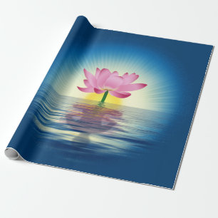 Papier Cadeau Yoga Lotus