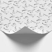 Papier Cadeau Yoga pose motif (Coin)