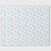 Papier Cadeau Yoga pose motif (Plat)