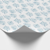 Papier Cadeau Yoga pose motif (Coin)
