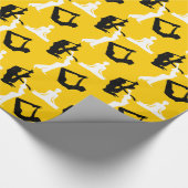 Papier Cadeau Yoga positions spirituelles (Coin)