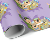 Papier Cadeau Yogi Ours et amis Surprise (Coin rond)